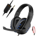 Gaming Headset 3.5Mm Wired Over-Head Gamer Headphone with Microphone Volume Control Gamer Earphone Headset for Xbox PS4 PC