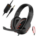 Gaming Headset 3.5Mm Wired Over-Head Gamer Headphone with Microphone Volume Control Gamer Earphone Headset for Xbox PS4 PC